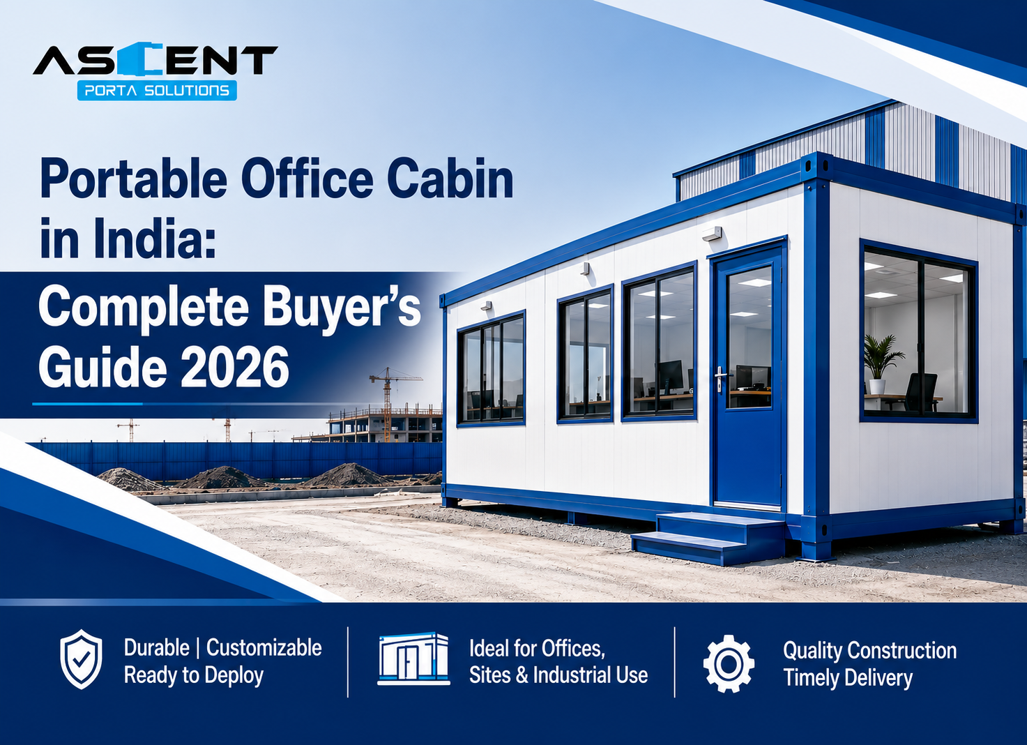 Portable Office Cabins in India: The Complete Buyer’s Guide 2026 - Asprefab